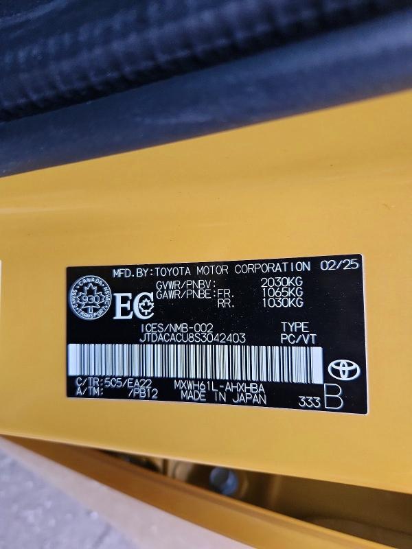 Продажа на аукционе авто 2025 Toyota Prius, vin: JTDACACU8S3042403, номер лота: 46530376