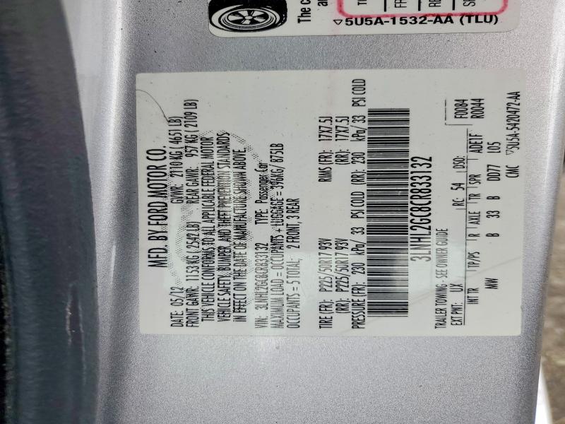 Продаж на аукціоні авто 2012 Lincoln Mkz, vin: 3LNHL2GC8CR833132, номер лоту: 48088706