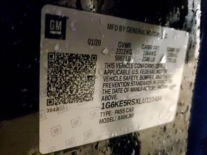 Aukcja sprzedaży 2020 Cadillac Ct6, vin: 1G6KE5RSXLU110484, numer aukcji: 45528056
