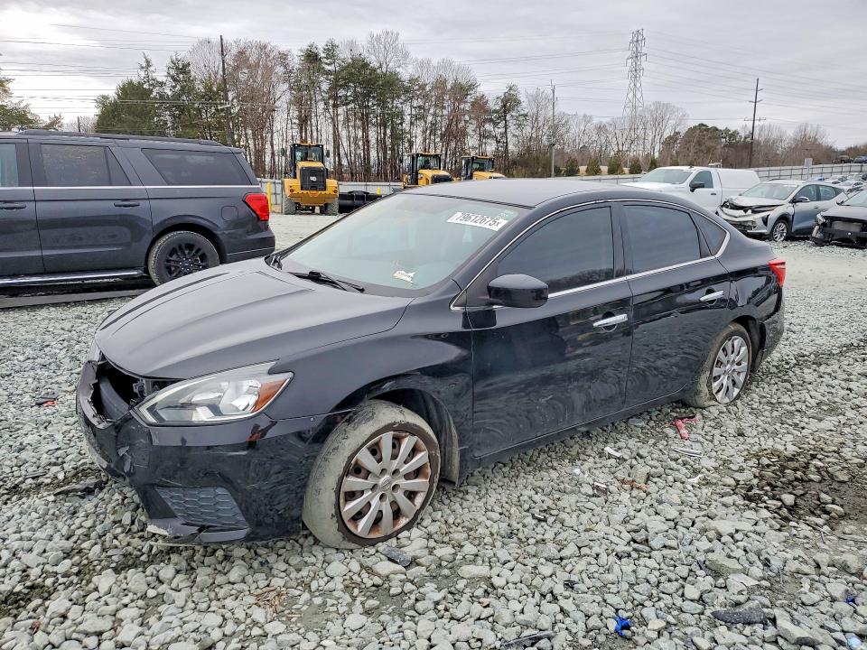 79612675 :رقم المزاد ، 3N1AB7AP8KY386715 vin ، 2019 Nissan Sentra مزاد بيع