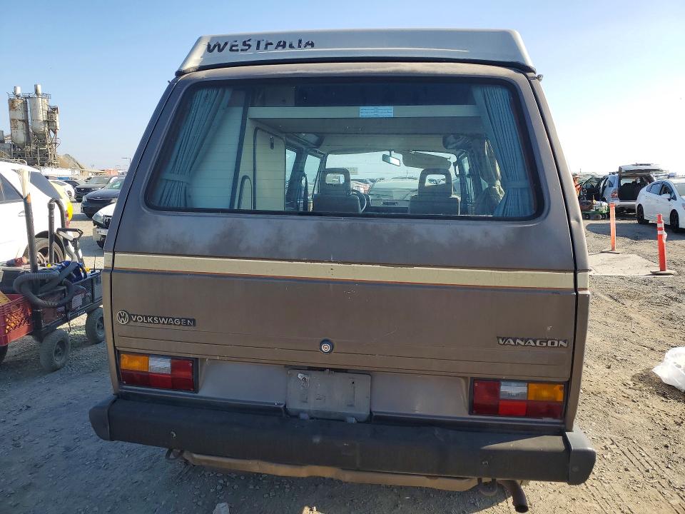 47468416 :رقم المزاد ، WV2XB0256GH018257 vin ، 1987 Volkswagen Vanagon مزاد بيع