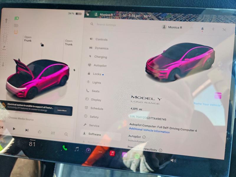 Продажа на аукционе авто 2026 Tesla Model Y, vin: 7SAYGDED7TA496745, номер лота: 45570486