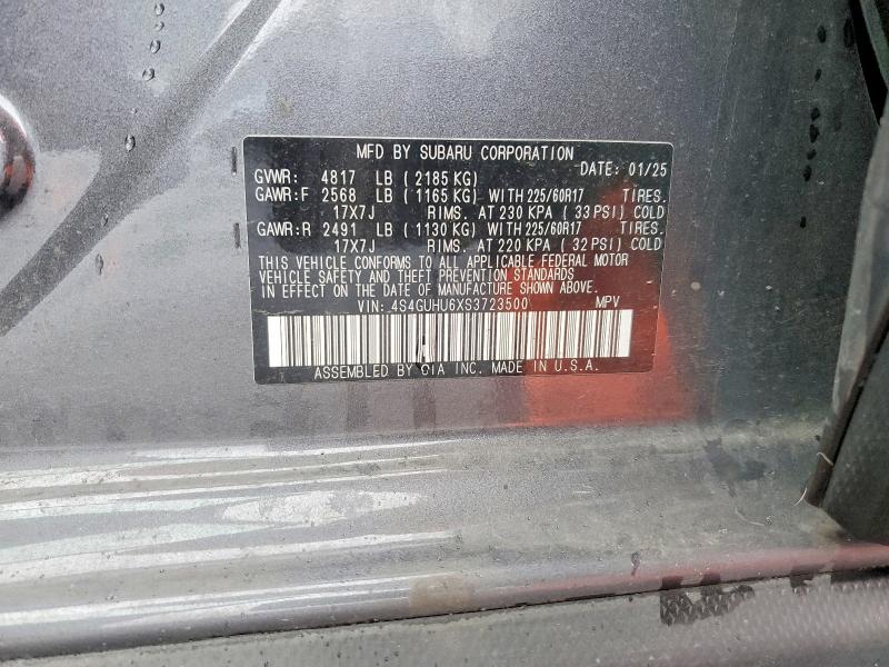 Продажа на аукционе авто 2025 Subaru Crosstrek, vin: 4S4GUHU6XS3723500, номер лота: 46152926