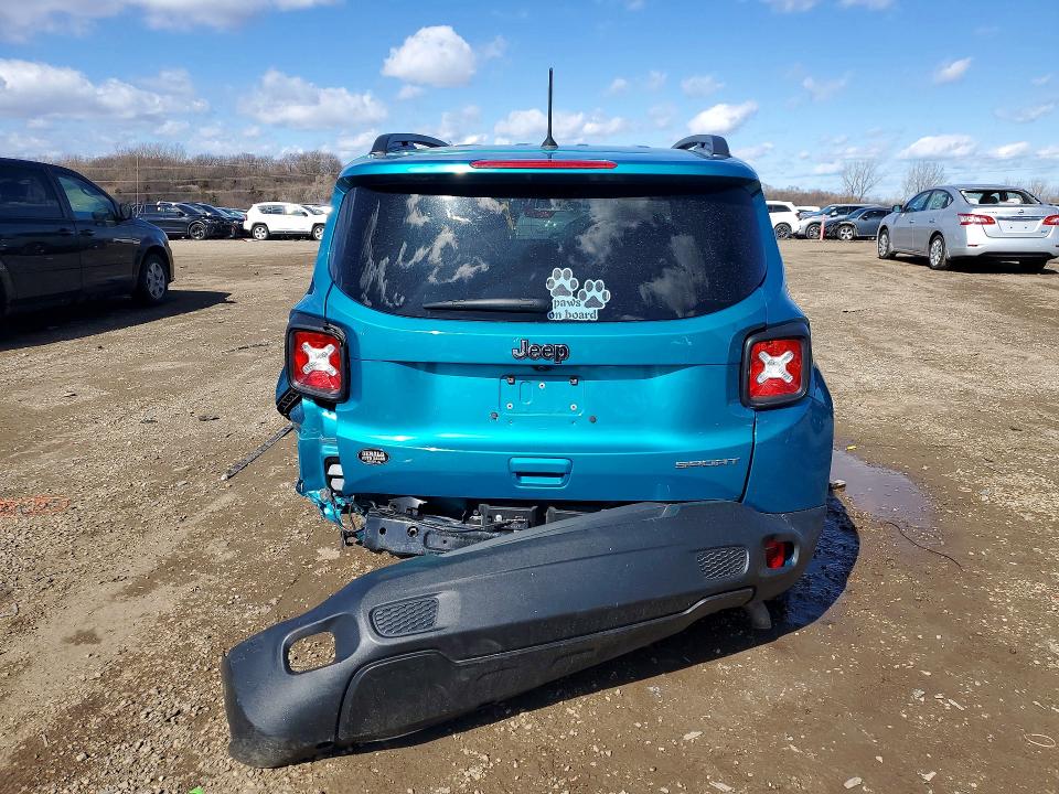 Продажа на аукционе авто 2019 Jeep Renegade, vin: ZACNJAABXKPK45875, номер лота: 45765256