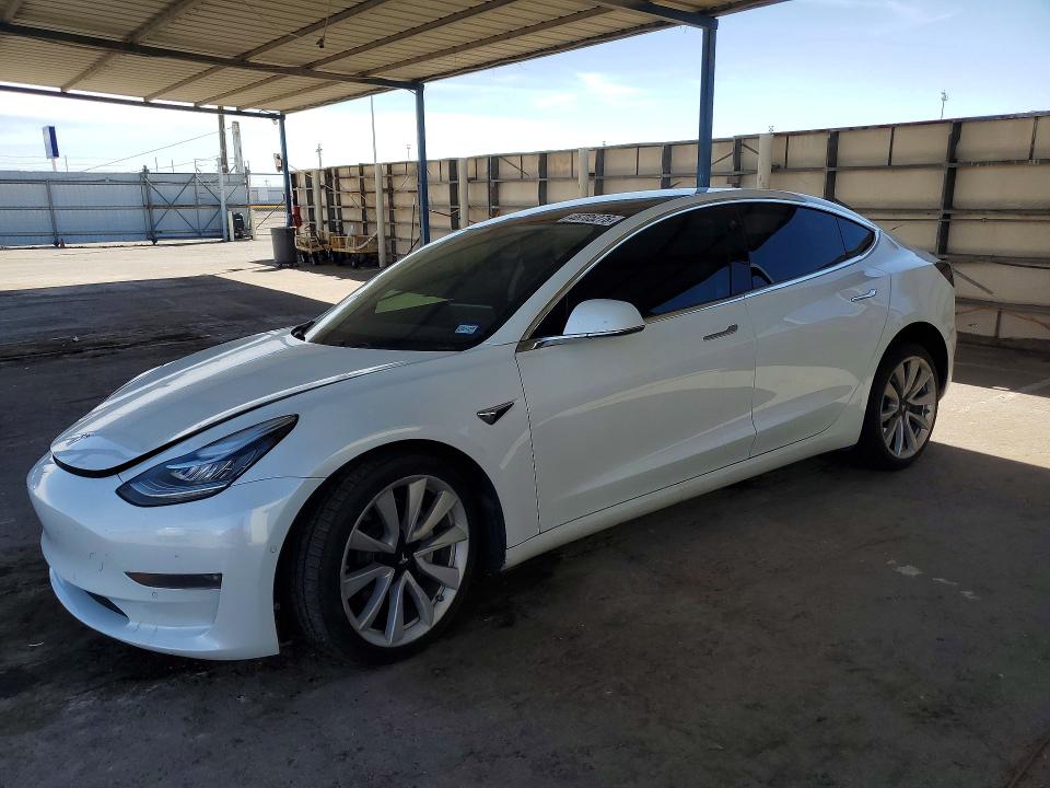 2019 Tesla Model 3 მანქანა იყიდება აუქციონზე, vin: 5YJ3E1EB5KF512341, აუქციონის ნომერი: 46705276