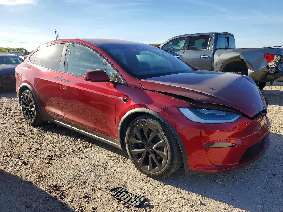 2023 Tesla Model X მანქანა იყიდება აუქციონზე, vin: 7SAXCAE57PF402208, აუქციონის ნომერი: 46561736