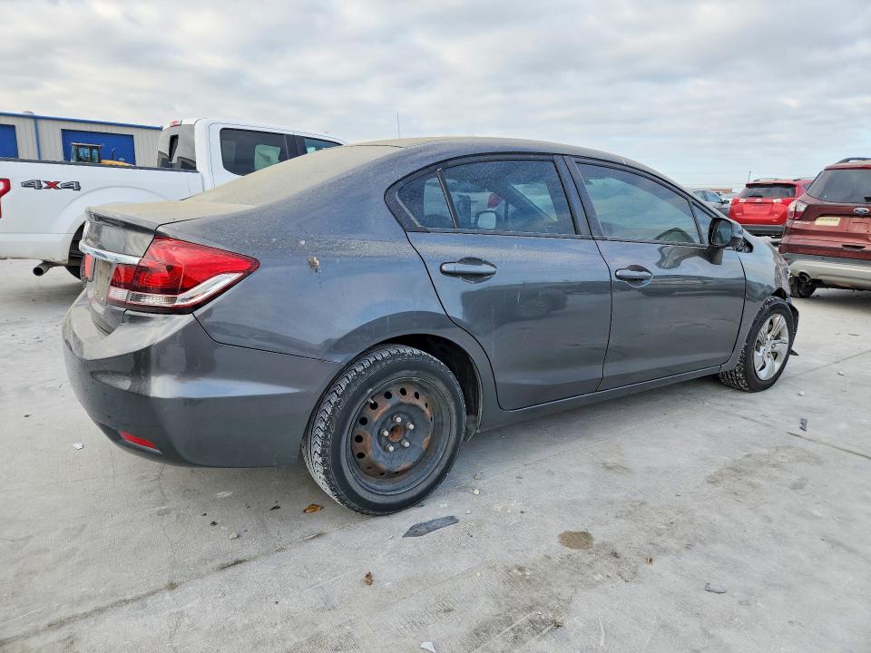 2013 Honda Civic მანქანა იყიდება აუქციონზე, vin: 2HGFB2F59DH547628, აუქციონის ნომერი: 48004746