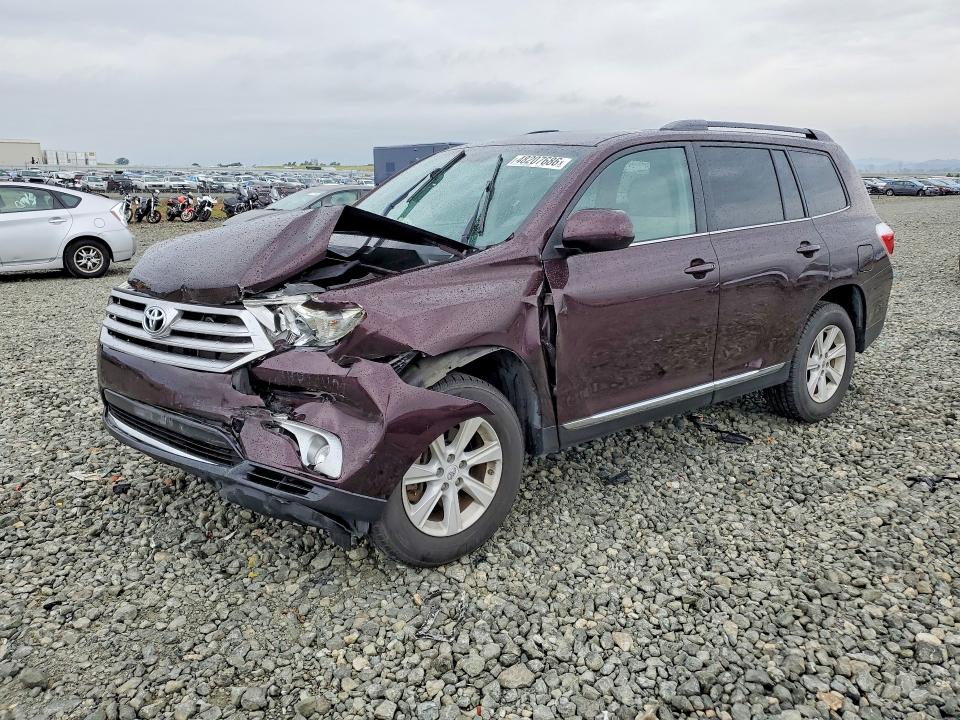 48207686 :رقم المزاد ، 5TDZK3EH6DS090694 vin ، 2013 Toyota Highlander مزاد بيع