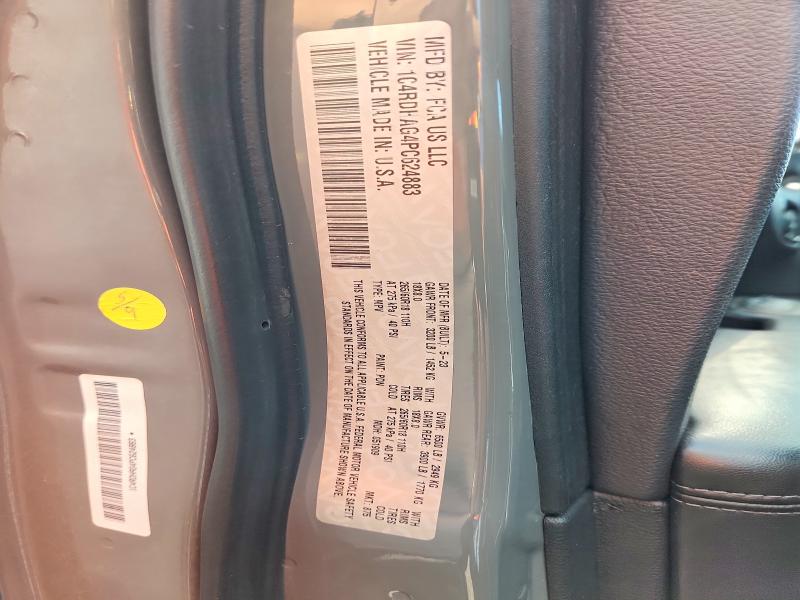 Продажа на аукционе авто 2023 Dodge Durango, vin: 1C4RDHAG4PC624883, номер лота: 47293706