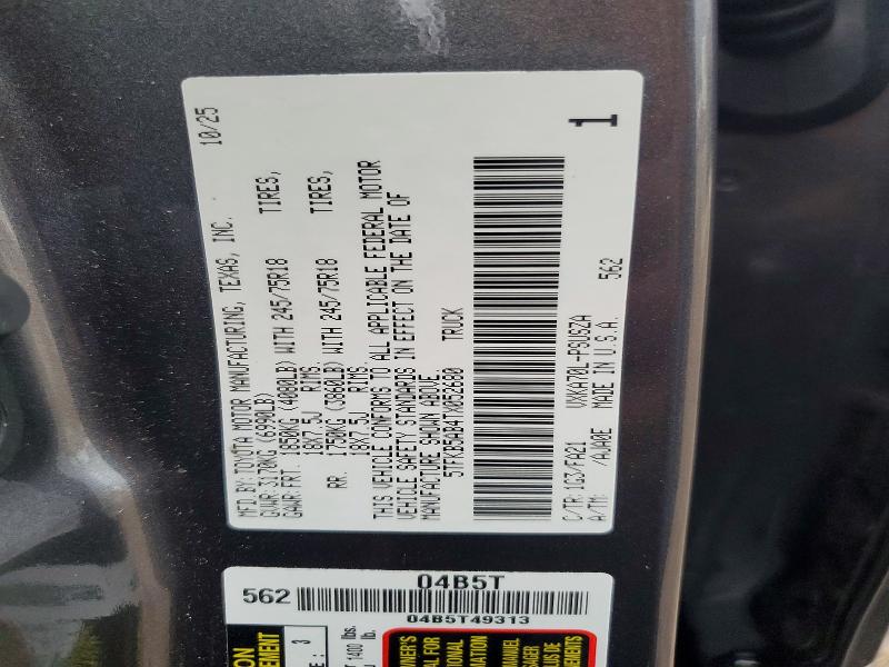 Продажа на аукционе авто 2026 Toyota Tundra, vin: 5TFKB5AB4TX052680, номер лота: 45571016