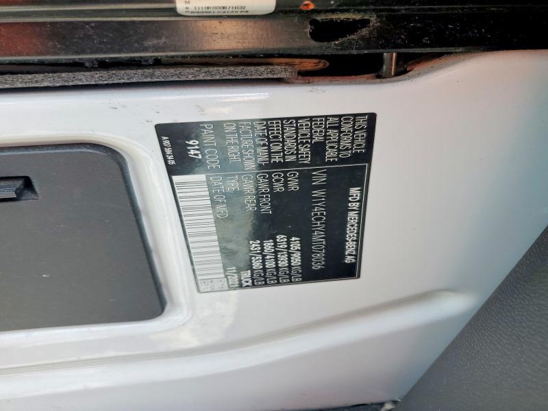 45488246 :رقم المزاد ، W1Y4ECHY4MT078036 vin ، 2021 Mercedes-benz Sprinter مزاد بيع