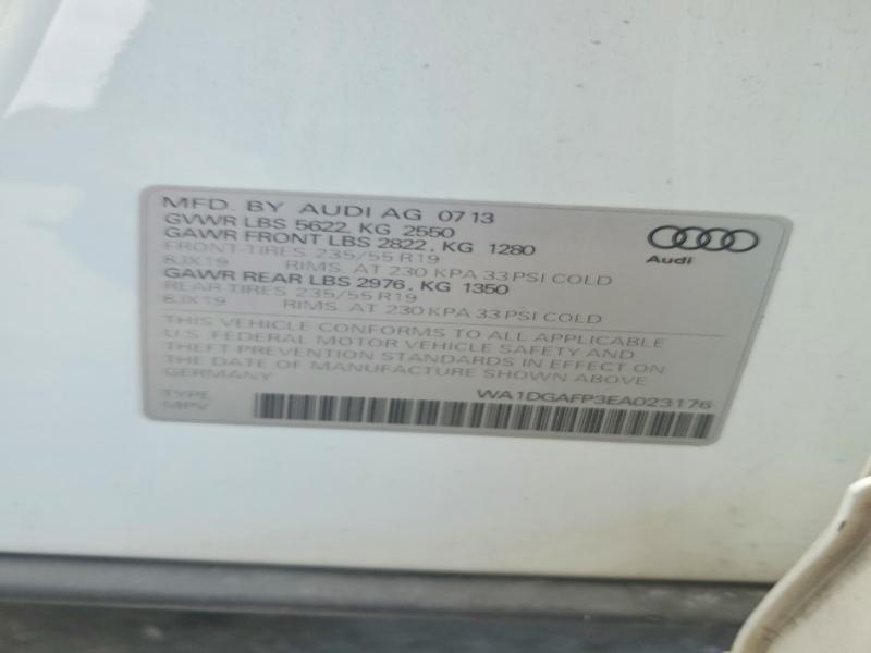 2014 Audi Q5 მანქანა იყიდება აუქციონზე, vin: WA1DGAFP3EA023176, აუქციონის ნომერი: 46833876