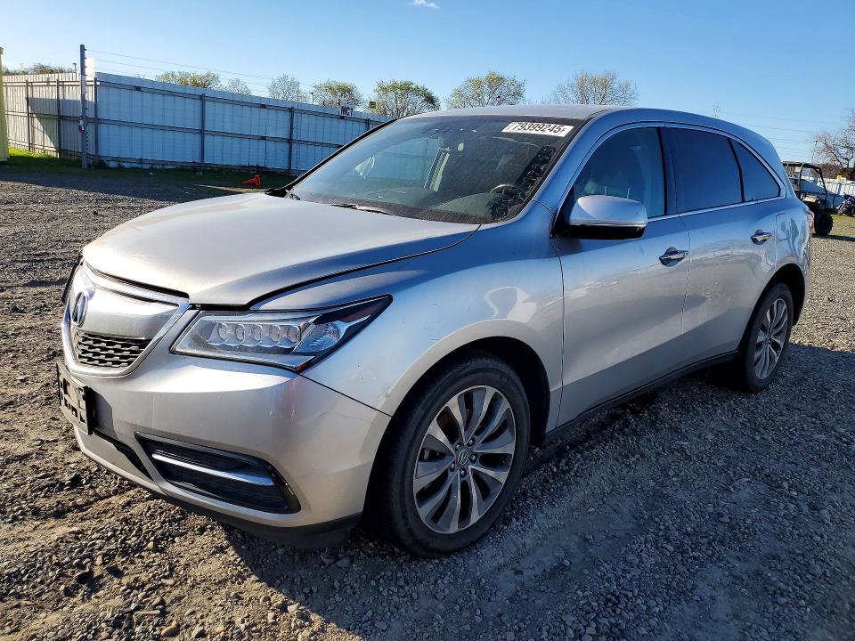 2014 Acura Mdx მანქანა იყიდება აუქციონზე, vin: 5FRYD4H46EB023425, აუქციონის ნომერი: 79399245