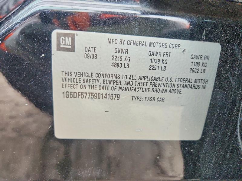 Продаж на аукціоні авто 2009 Cadillac Cts, vin: 1G6DF577590141579, номер лоту: 79246705