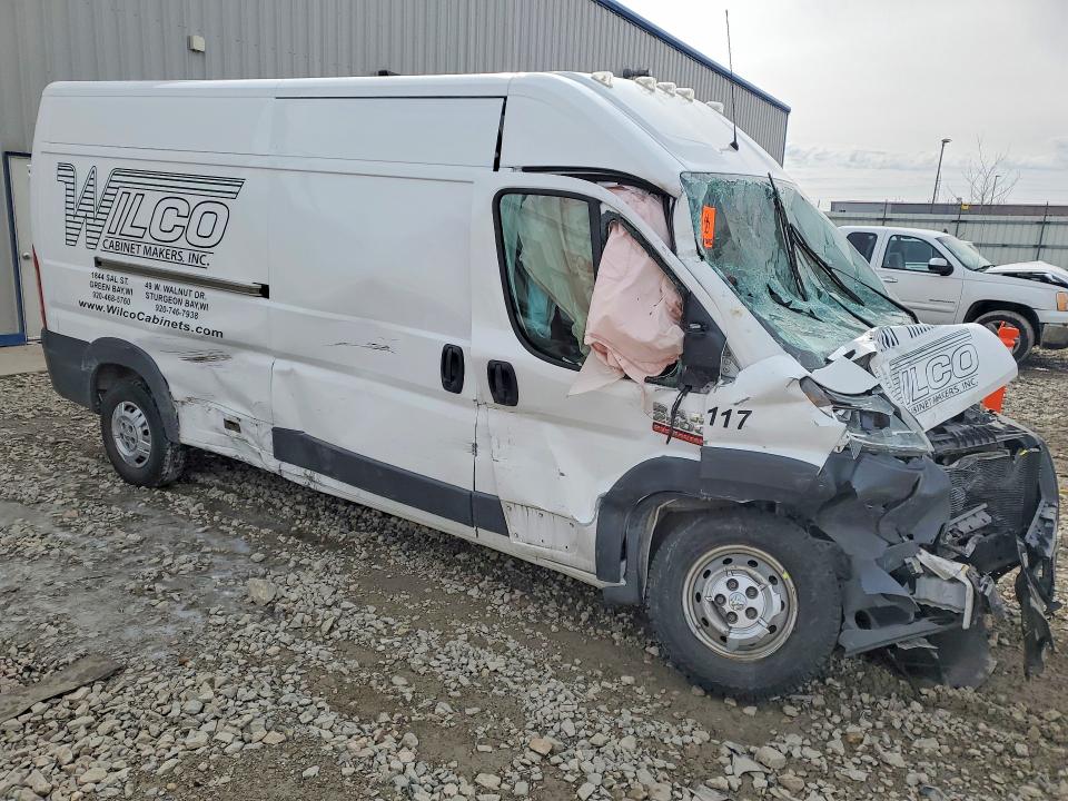 Продаж на аукціоні авто 2018 Ram Promaster 2500, vin: 3C6TRVDG9JE131953, номер лоту: 54806676