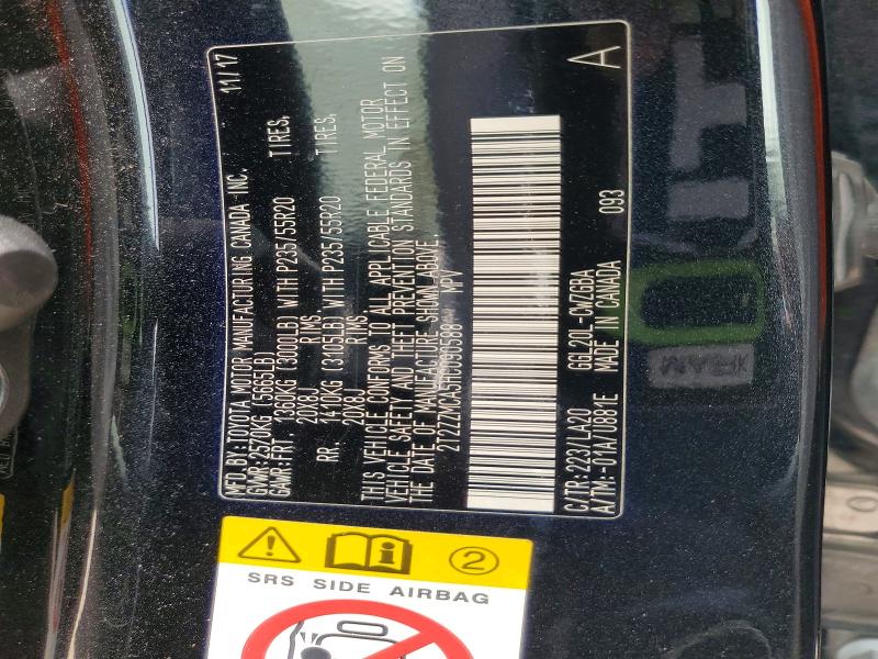 47398876 :رقم المزاد ، 2T2ZZMCA5HC090588 vin ، 2017 Lexus Rx 350 مزاد بيع