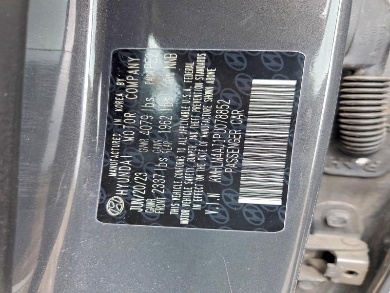 Продаж на аукціоні авто 2023 Hyundai Elantra Hybrid, vin: KMHLM4AJ1PU078852, номер лоту: 46346576