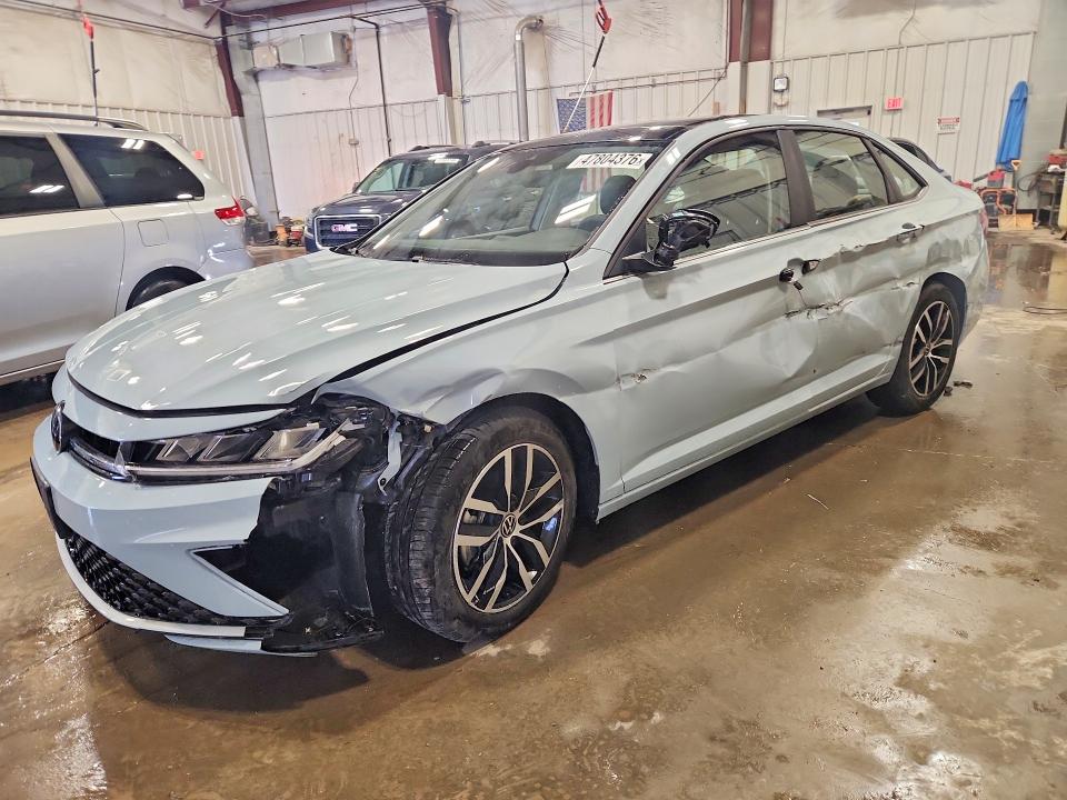 Auction sale of the 2025 Volkswagen Jetta, vin: 3VW7X7BU3SM090308, lot number: 47804376