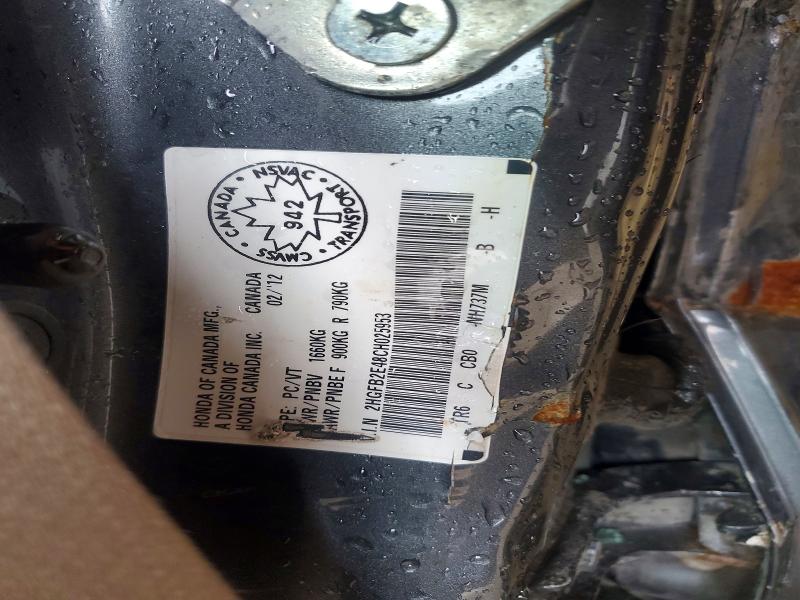 Aukcja sprzedaży 2012 Honda Civic, vin: 2HGFB2E48CH025953, numer aukcji: 47180686