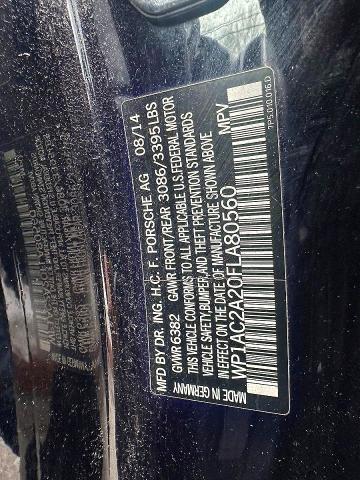 Продаж на аукціоні авто 2015 Porsche Cayenne, vin: WP1AC2A20FLA80560, номер лоту: 45696646