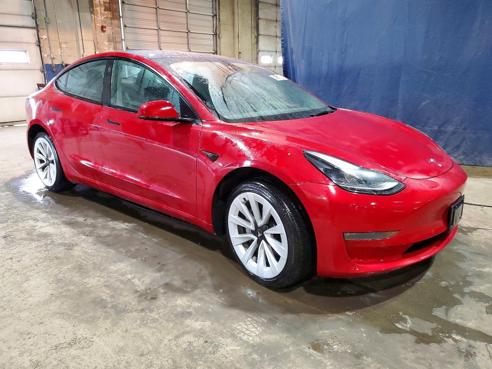 47119546 :رقم المزاد ، 5YJ3E1EB6NF305171 vin ، 2022 Tesla Model 3 مزاد بيع