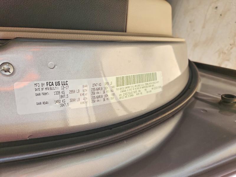 Aukcja sprzedaży 2018 Chrysler Pacifica, vin: 2C4RC1FGXJR174075, numer aukcji: 46399356