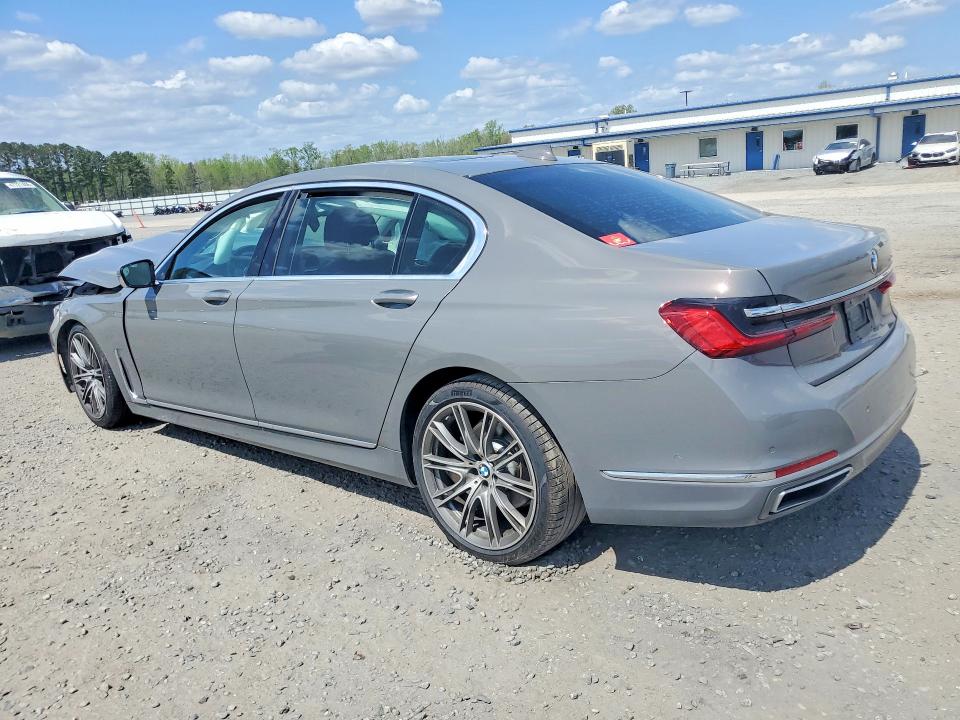 2020 Bmw 740 მანქანა იყიდება აუქციონზე, vin: WBA7T2C0XLCD75734, აუქციონის ნომერი: 48294716