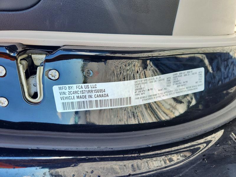 2024 Chrysler Pacifica მანქანა იყიდება აუქციონზე, vin: 2C4RC1S71RR156954, აუქციონის ნომერი: 46528386