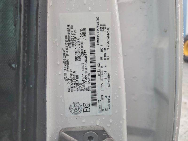 Aukcja sprzedaży 2014 Ford Escape, vin: 1FMCU9GX5EUD26977, numer aukcji: 41897046