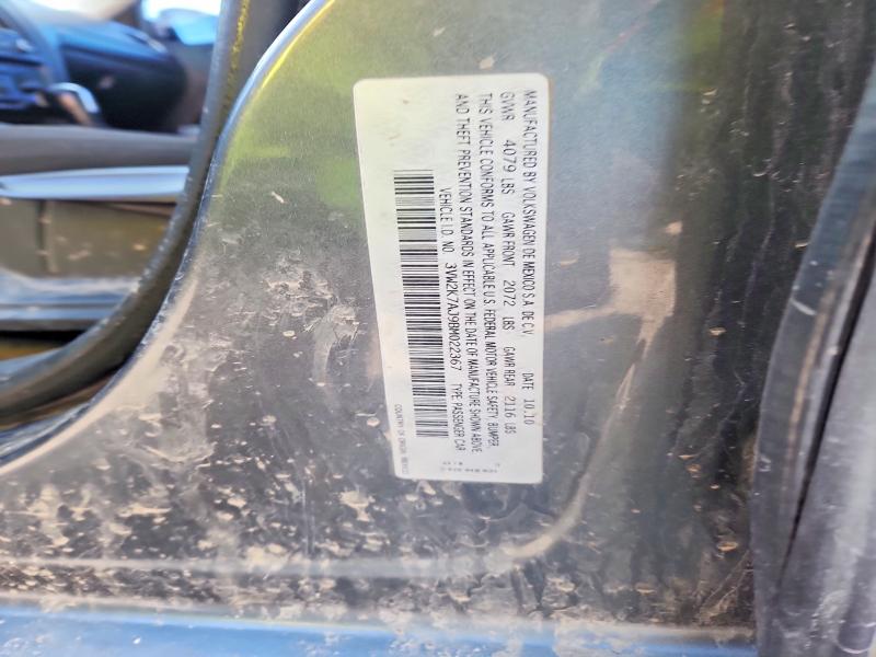 77274975 :رقم المزاد ، 3VW2K7AJ9BM022367 vin ، 2011 Volkswagen Jetta مزاد بيع