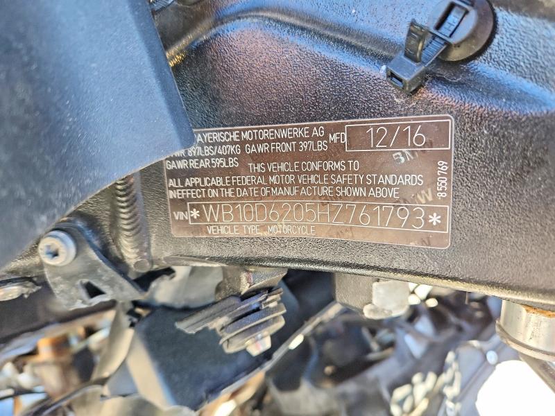 Продажа на аукционе авто 2017 Bmw S 1000, vin: WB10D6205HZ761793, номер лота: 46560106