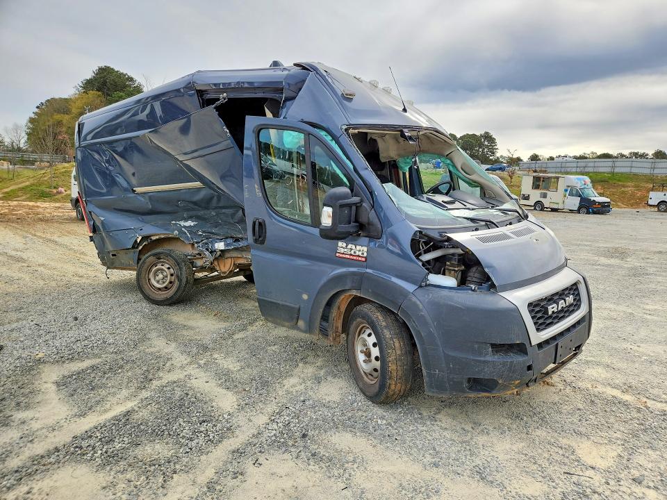 79387195 :رقم المزاد ، 3C6MRVJG3ME562964 vin ، 2021 Ram Promaster 3500 مزاد بيع
