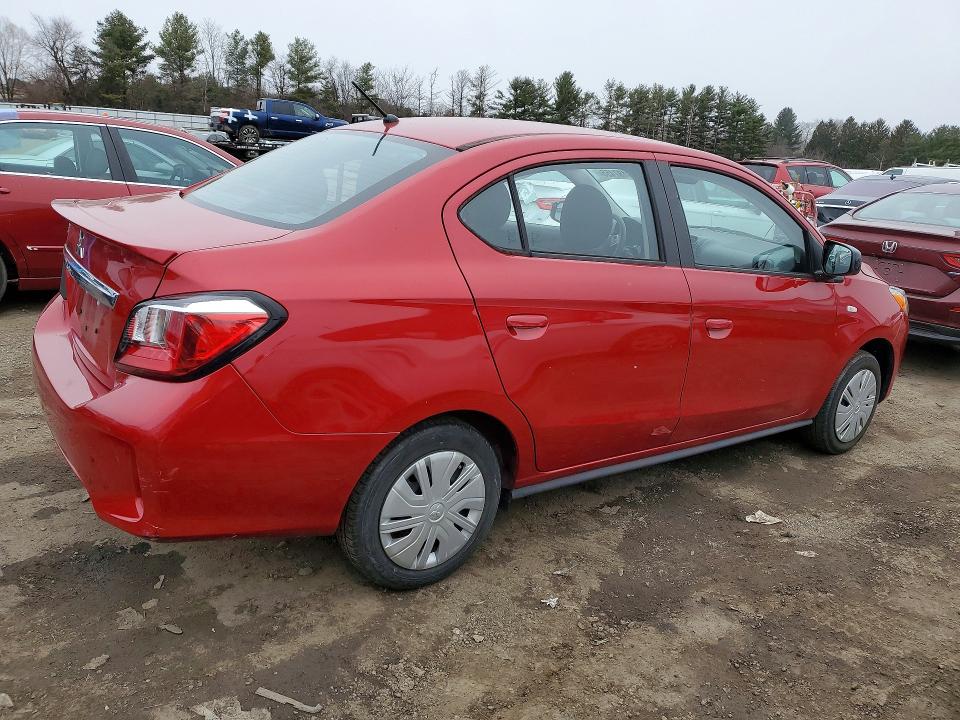 2022 Mitsubishi Mirage მანქანა იყიდება აუქციონზე, vin: ML32FUFJ5NHF08624, აუქციონის ნომერი: 79187455