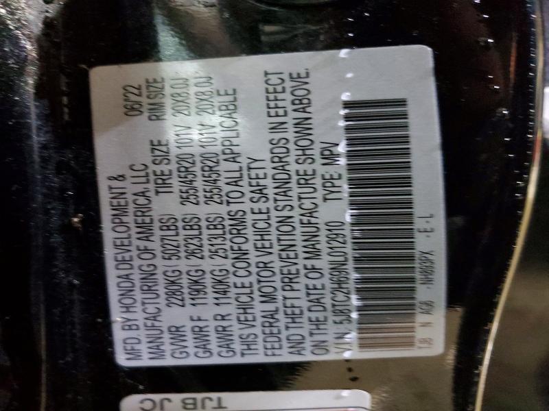 Aukcja sprzedaży 2022 Acura Rdx, vin: 5J8TC2H69NL012910, numer aukcji: 45794416
