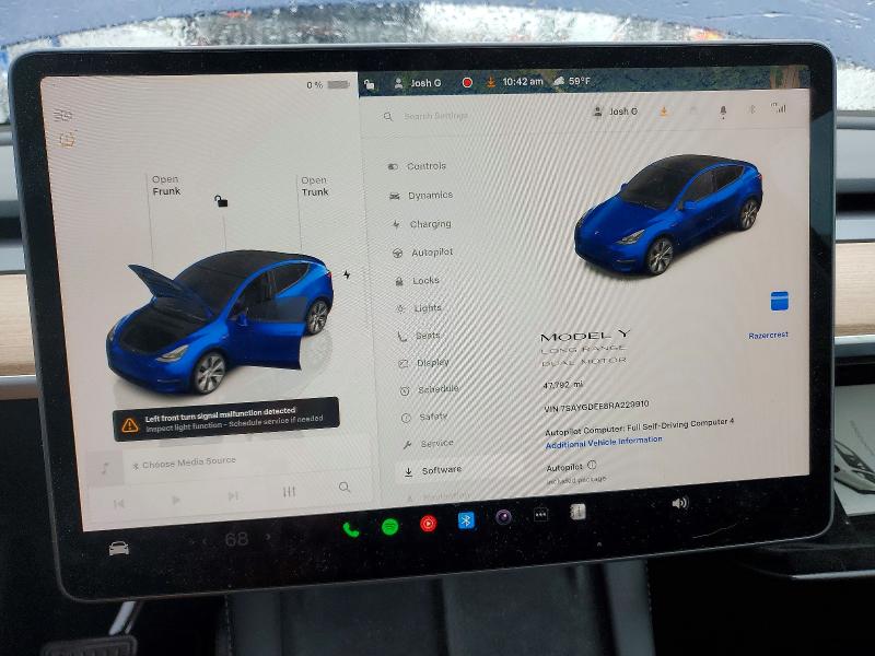 Продаж на аукціоні авто 2024 Tesla Model Y, vin: 7SAYGDEE8RA229910, номер лоту: 47823046