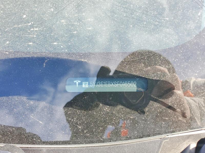 45781596 :رقم المزاد ، 5YJ3E1EBXSF016502 vin ، 2025 Tesla Model 3 مزاد بيع