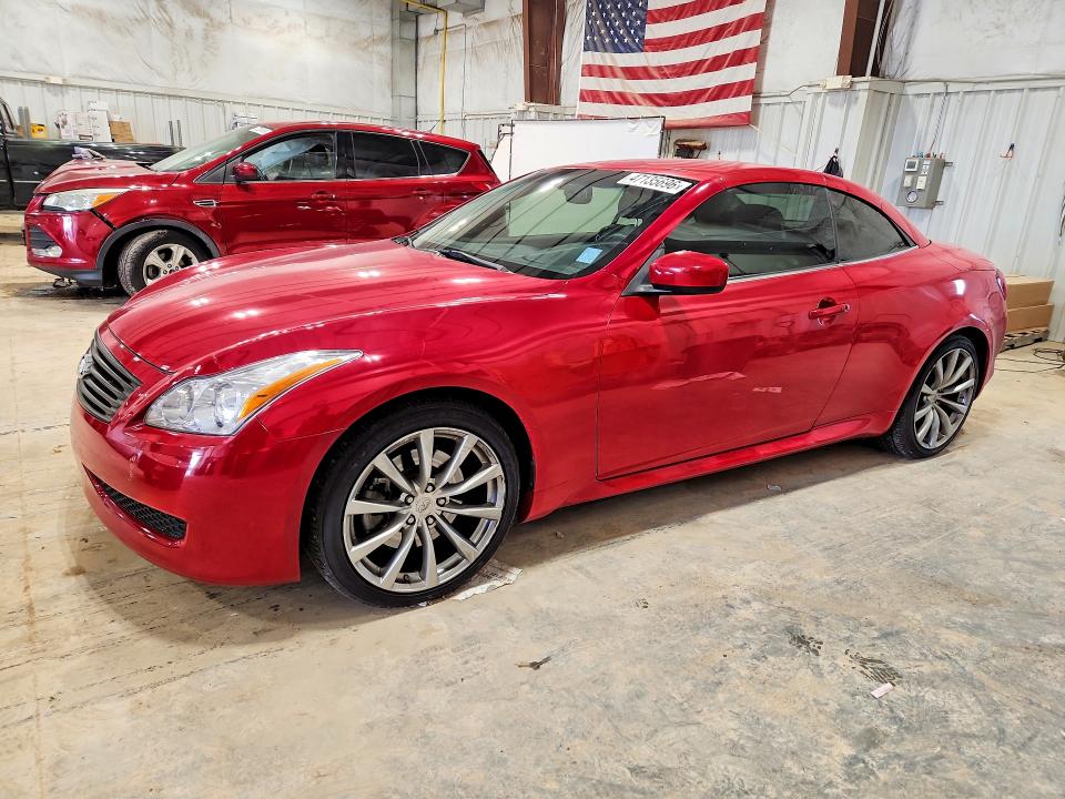 47135696 :رقم المزاد ، JN1CV6FE1AM351873 vin ، 2010 Infiniti G37 Convertible مزاد بيع