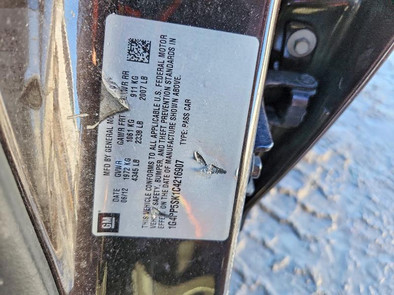 Aukcja sprzedaży 2012 Buick Verano, vin: 1G4PP5SK1C4216907, numer aukcji: 78809575
