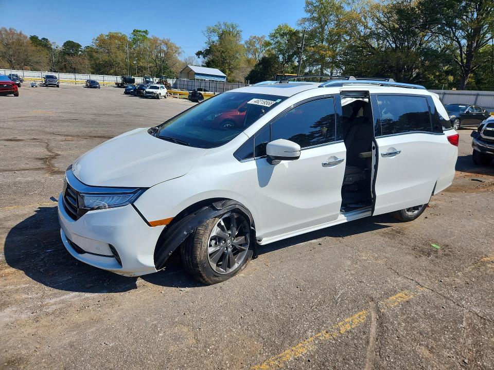 2022 Honda Odyssey მანქანა იყიდება აუქციონზე, vin: 5FNRL6H94NB045052, აუქციონის ნომერი: 46219566