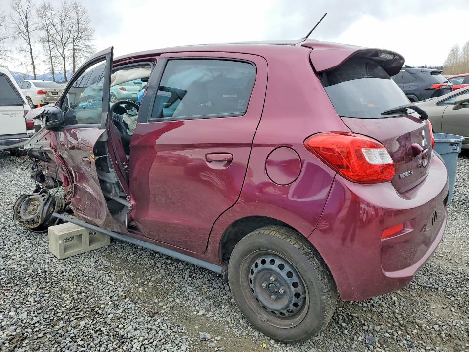 2019 Mitsubishi Mirage მანქანა იყიდება აუქციონზე, vin: ML32A3HJ5KH009403, აუქციონის ნომერი: 41952506