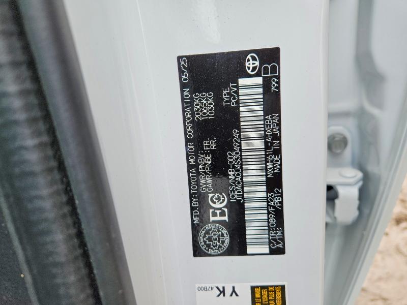 Aukcja sprzedaży 2025 Toyota Prius Plug-in Hybrid, vin: JTDACACU4S3049249, numer aukcji: 76749655