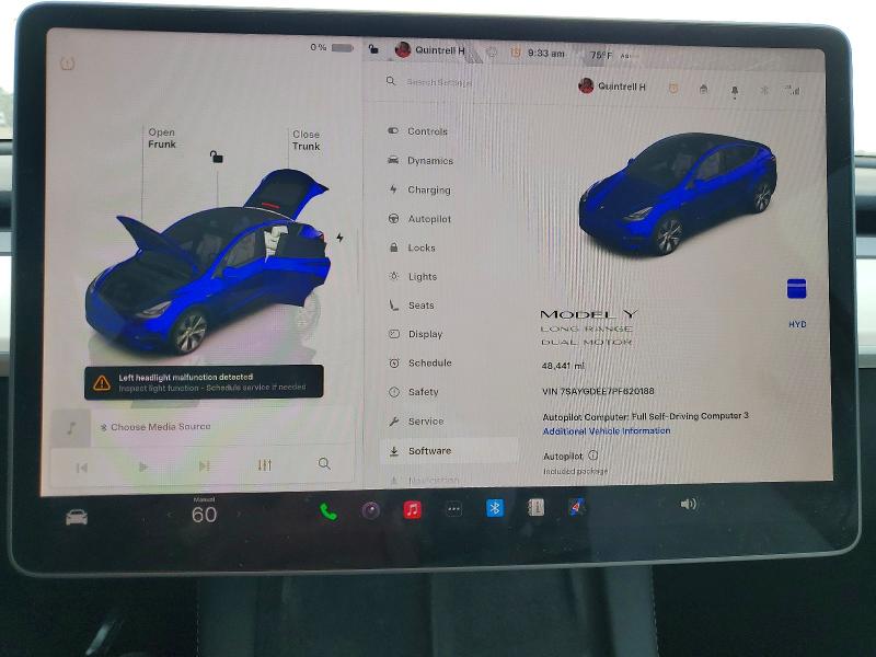 79178065 :رقم المزاد ، 7SAYGDEE7PF620188 vin ، 2023 Tesla Model Y مزاد بيع