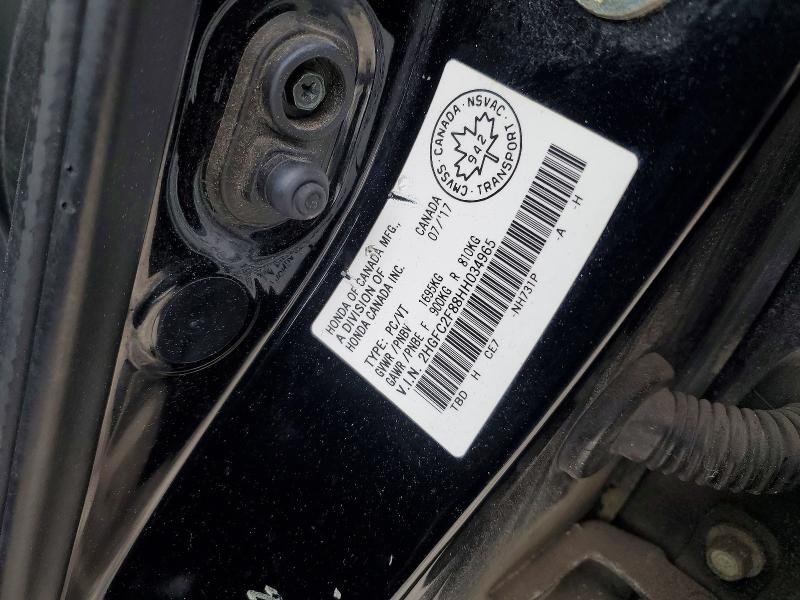 Продаж на аукціоні авто 2017 Honda Civic, vin: 2HGFC2F88HH034965, номер лоту: 79435275