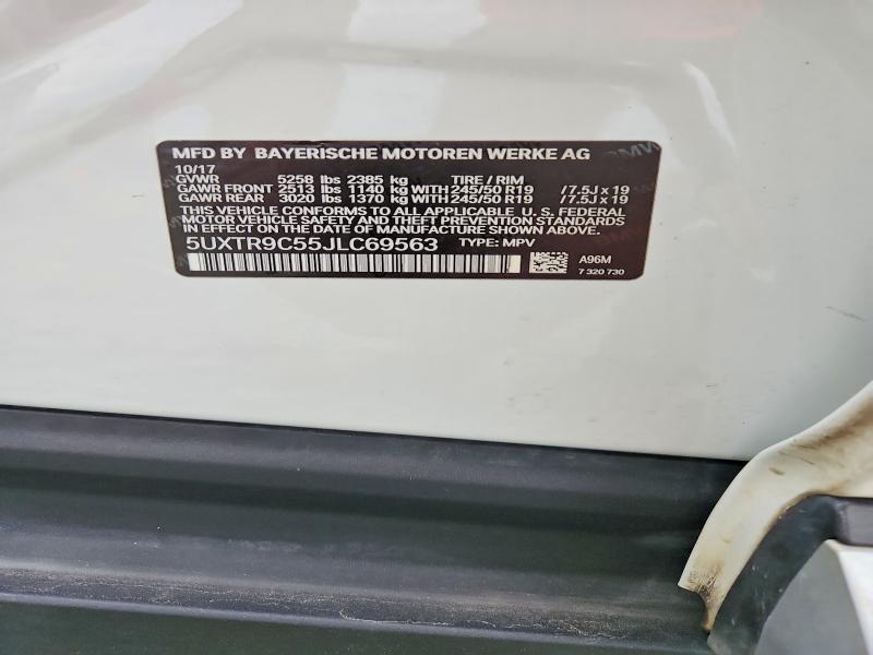 Продажа на аукционе авто 2018 Bmw X3, vin: 5UXTR9C55JLC69563, номер лота: 47124926
