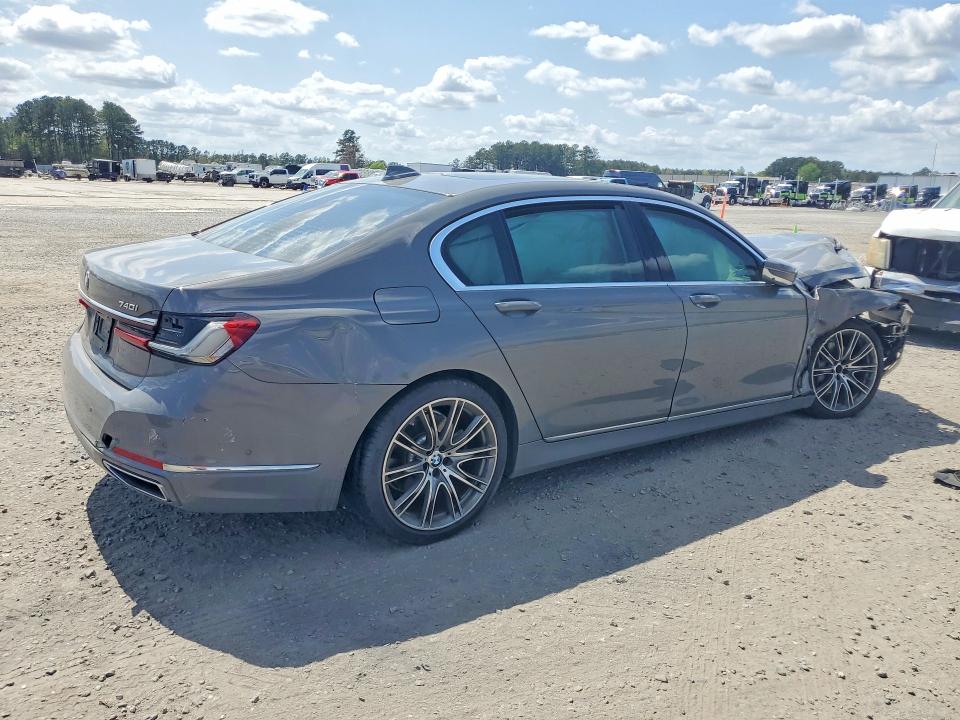 2020 Bmw 740 მანქანა იყიდება აუქციონზე, vin: WBA7T2C0XLCD75734, აუქციონის ნომერი: 48294716