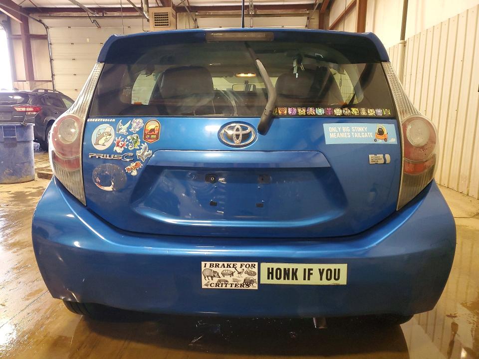 2013 Toyota Prius C მანქანა იყიდება აუქციონზე, vin: JTDKDTB31D1534873, აუქციონის ნომერი: 47268716
