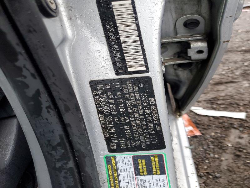Aukcja sprzedaży 2011 Kia Rio5, vin: KNADH5A30B6768252, numer aukcji: 79568105