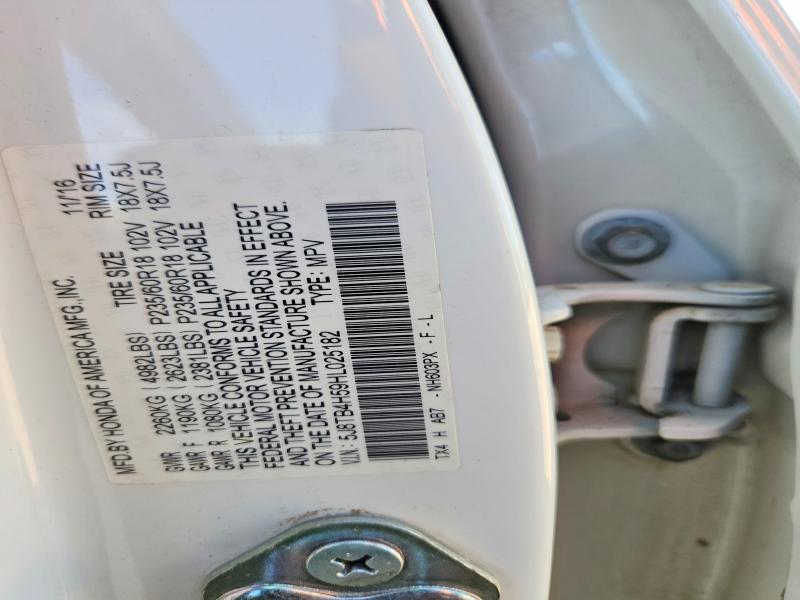 46475256 :رقم المزاد ، 5J8TB4H59HL025182 vin ، 2017 Acura Rdx مزاد بيع