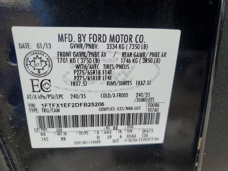 Aukcja sprzedaży 2013 Ford F150, vin: 1FTFX1EF2DFB25206, numer aukcji: 79409425