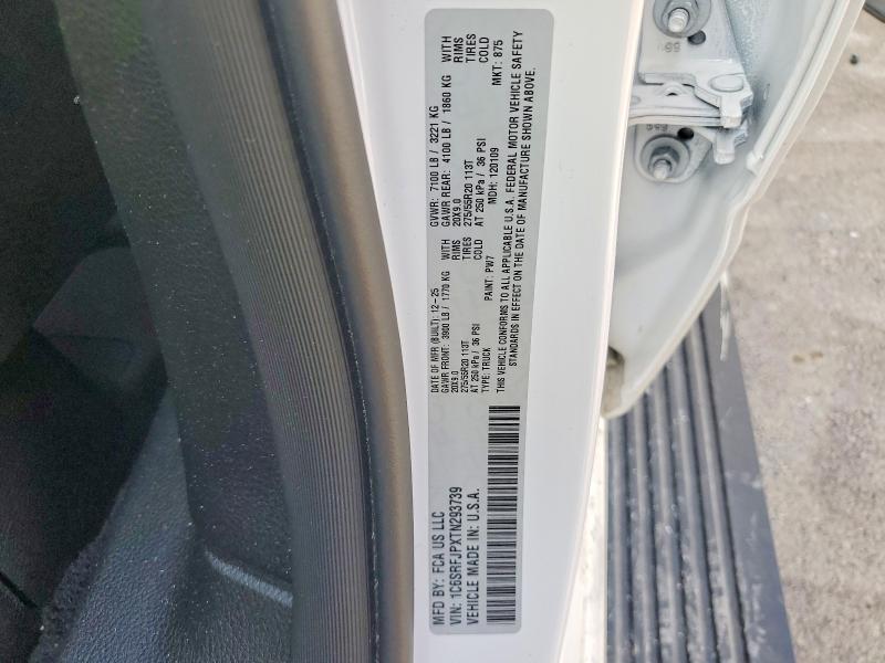 Продаж на аукціоні авто 2026 Ram 1500, vin: 1C6SRFJPXTN293739, номер лоту: 79438745